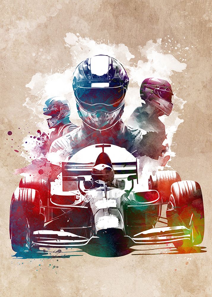 Car Racing Sport Art #Racing art print by Justyna Jaszke for $57.95 CAD