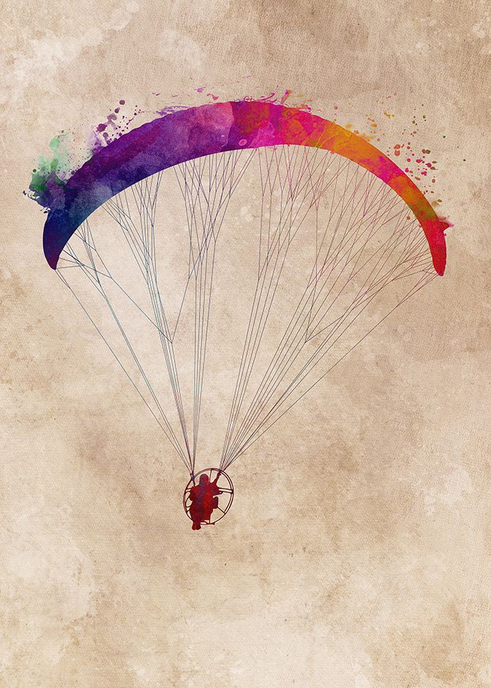 Paratrooper sport art #paratrooper art print by Justyna Jaszke for $57.95 CAD