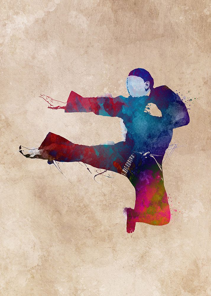 Karate Sport #Karate #Sport art print by Justyna Jaszke for $57.95 CAD
