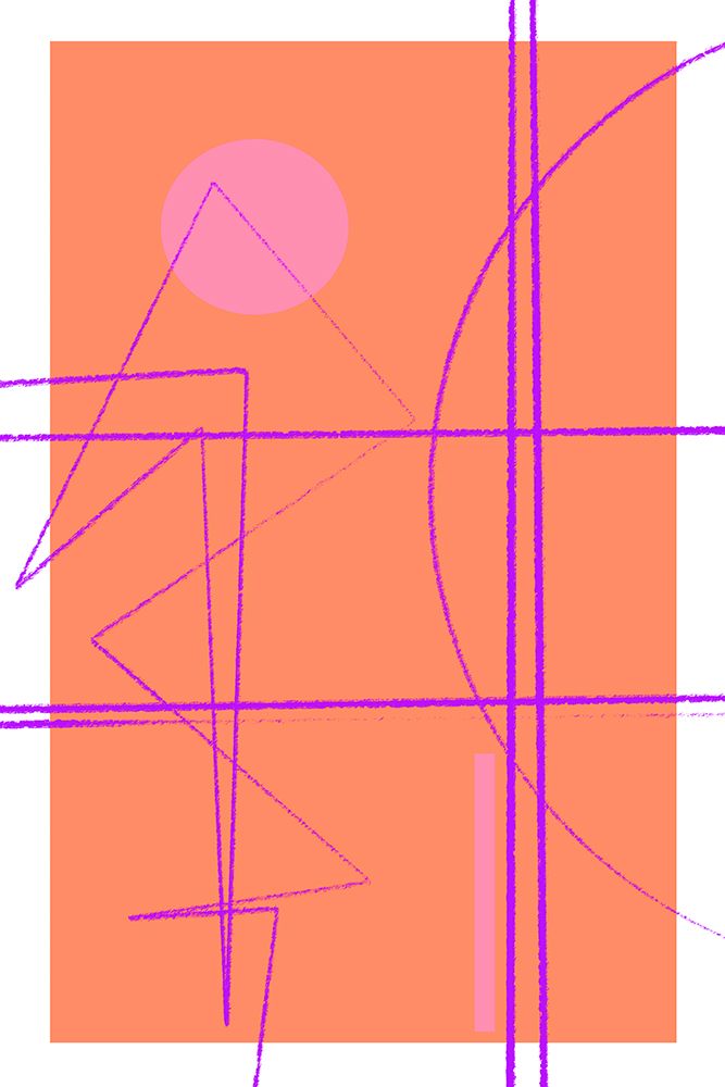 Angular Lines No 11 art print by Treechild for $57.95 CAD