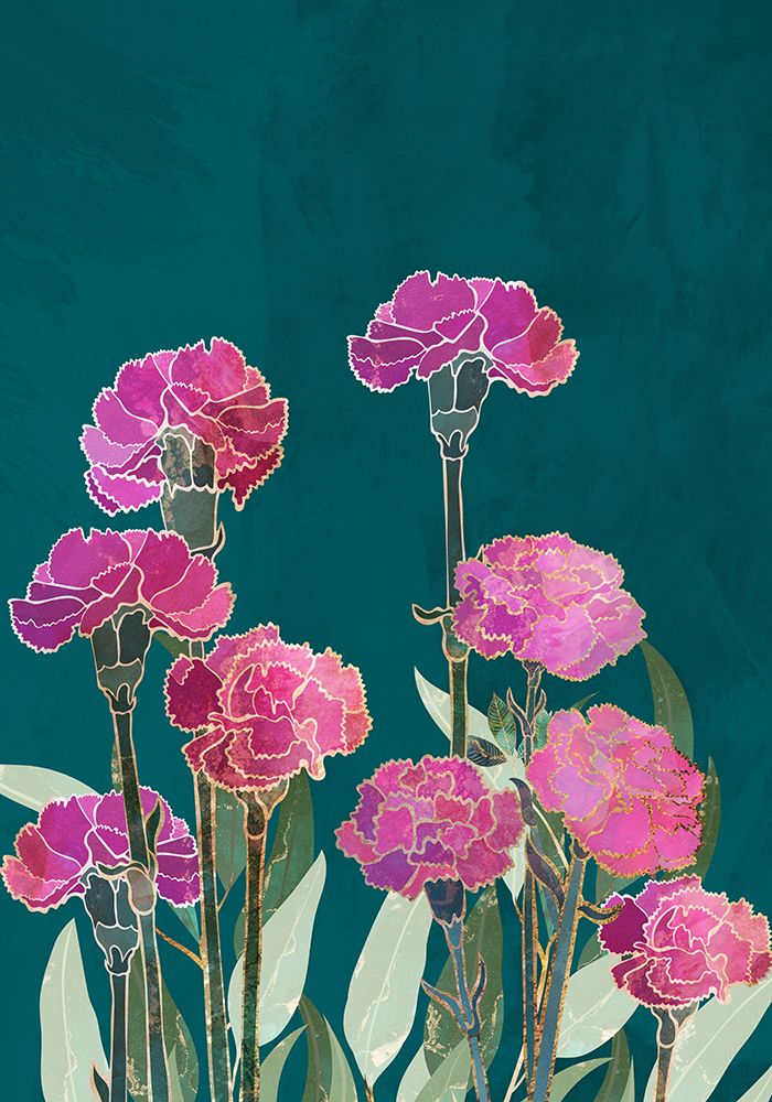 Carnations 01 art print by Sarah Manovski for $57.95 CAD