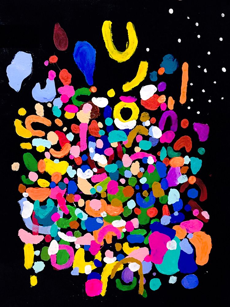 Rainbow Rain At Night art print by Ejaaz Haniff for $57.95 CAD