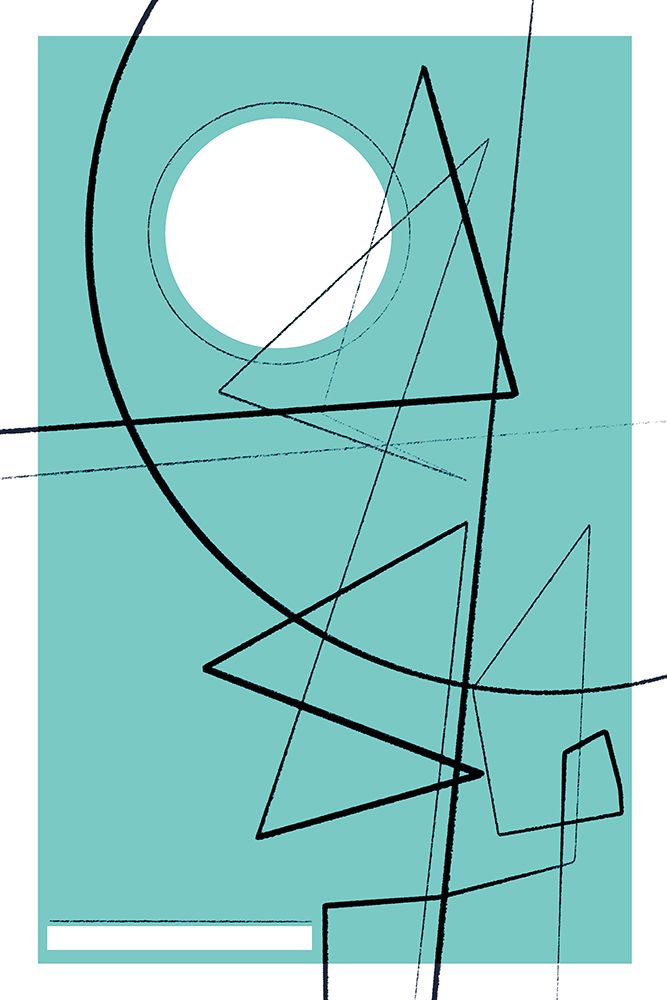 Angular Lines No 20 art print by Treechild for $57.95 CAD