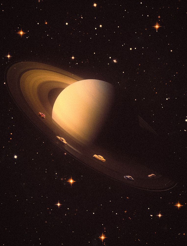 Saturn Riders I art print by Taudalpoi for $57.95 CAD