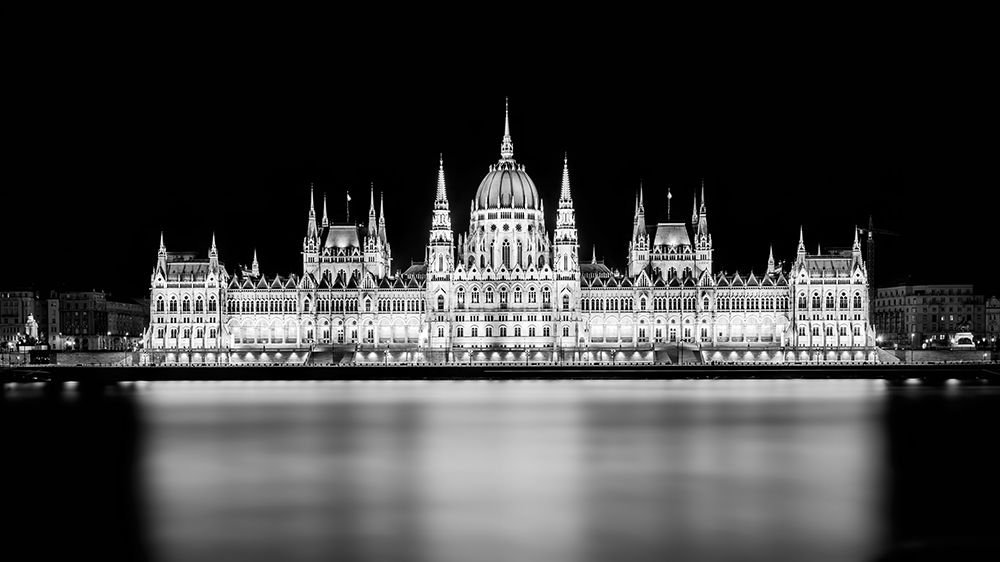 Budapests Nocturnal Majesty art print by Wei Dai for $57.95 CAD