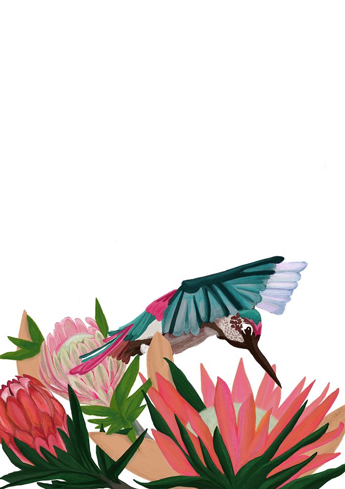 A Sunbirds Lunch art print by Art By The for $57.95 CAD