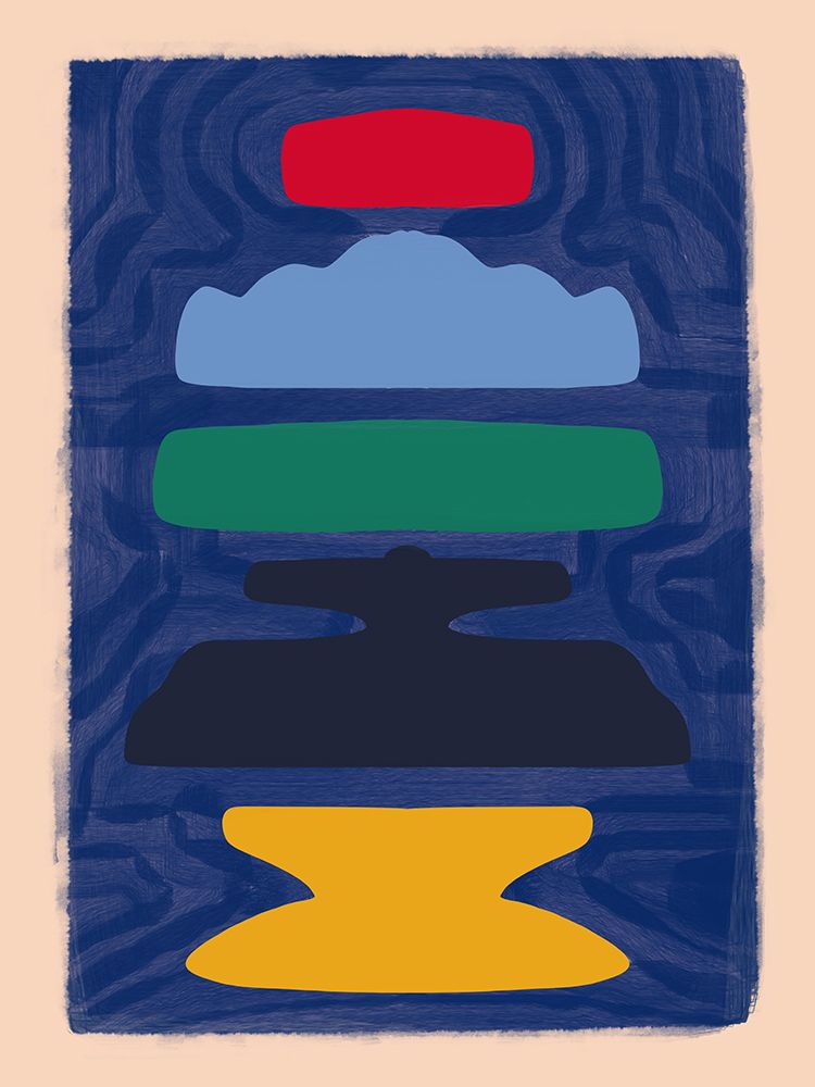 Black Organic Cut Out art print by Little Dean for $57.95 CAD