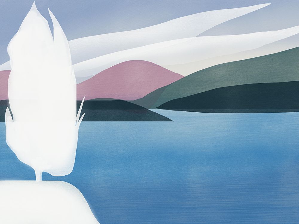 Edge of the Lake art print by Little Dean for $57.95 CAD