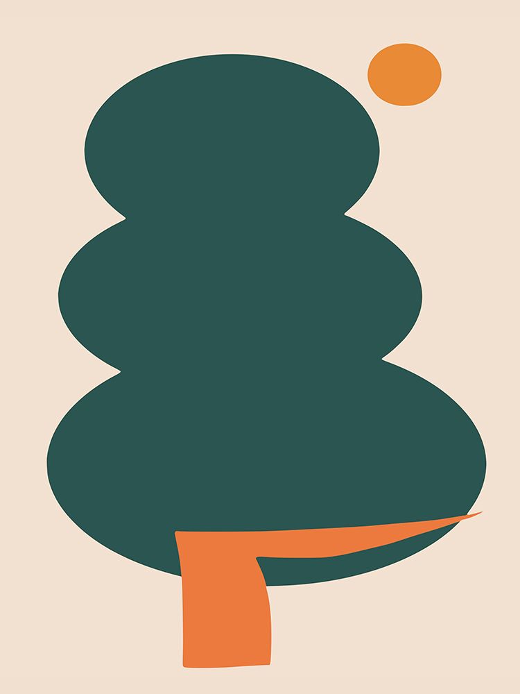 Minimal Tree art print by Little Dean for $57.95 CAD