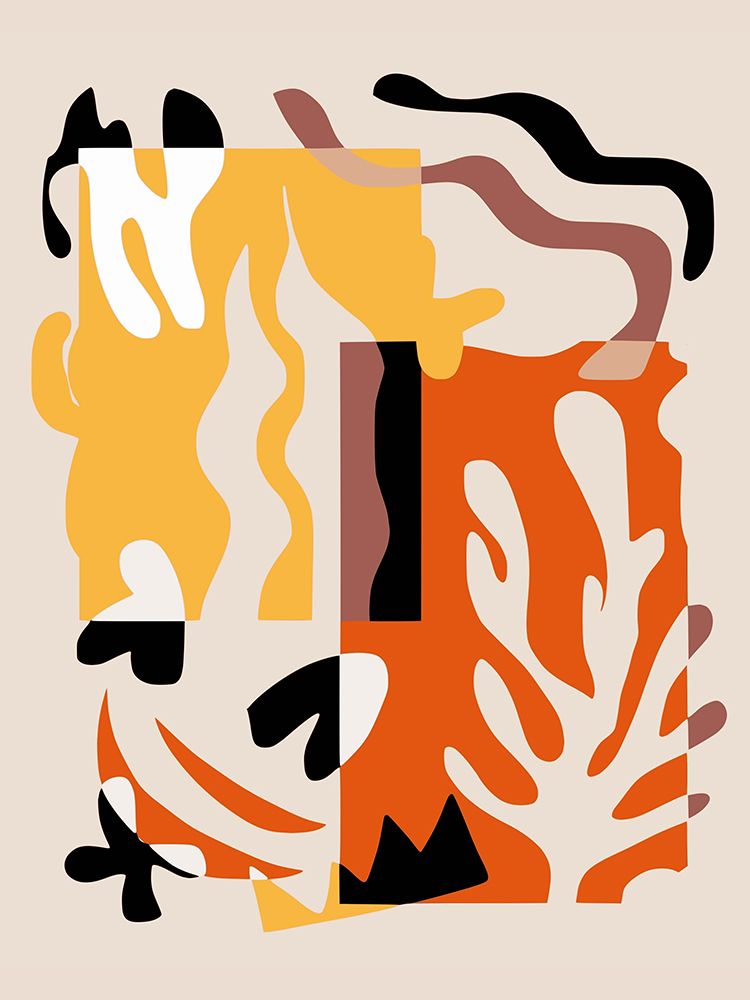 Coral Abstract art print by Little Dean for $57.95 CAD