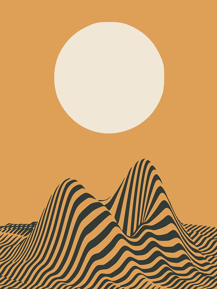 Desert Sand Wave art print by Little Dean for $57.95 CAD
