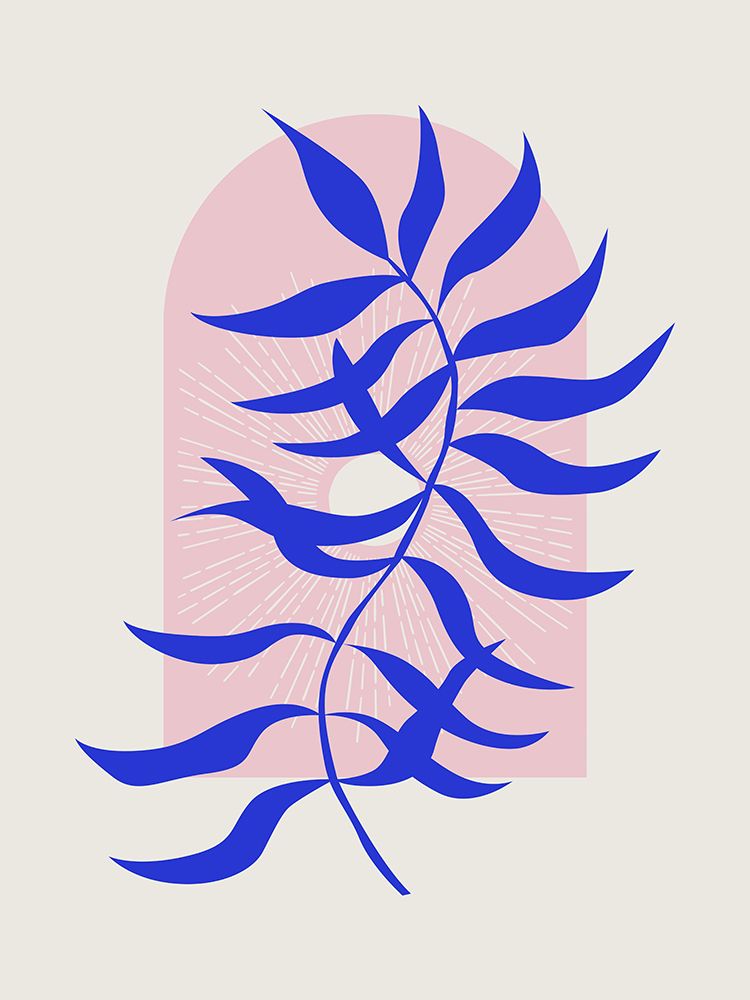 Fern Sun Bathing art print by Little Dean for $57.95 CAD