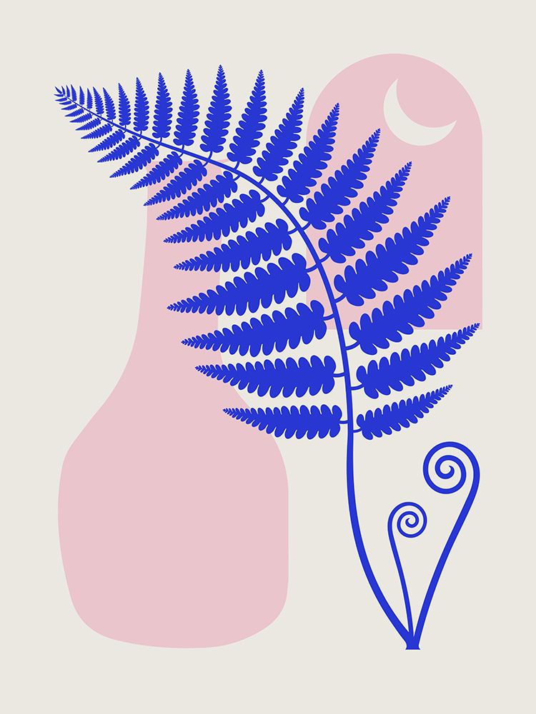 Fern and Vase art print by Little Dean for $57.95 CAD