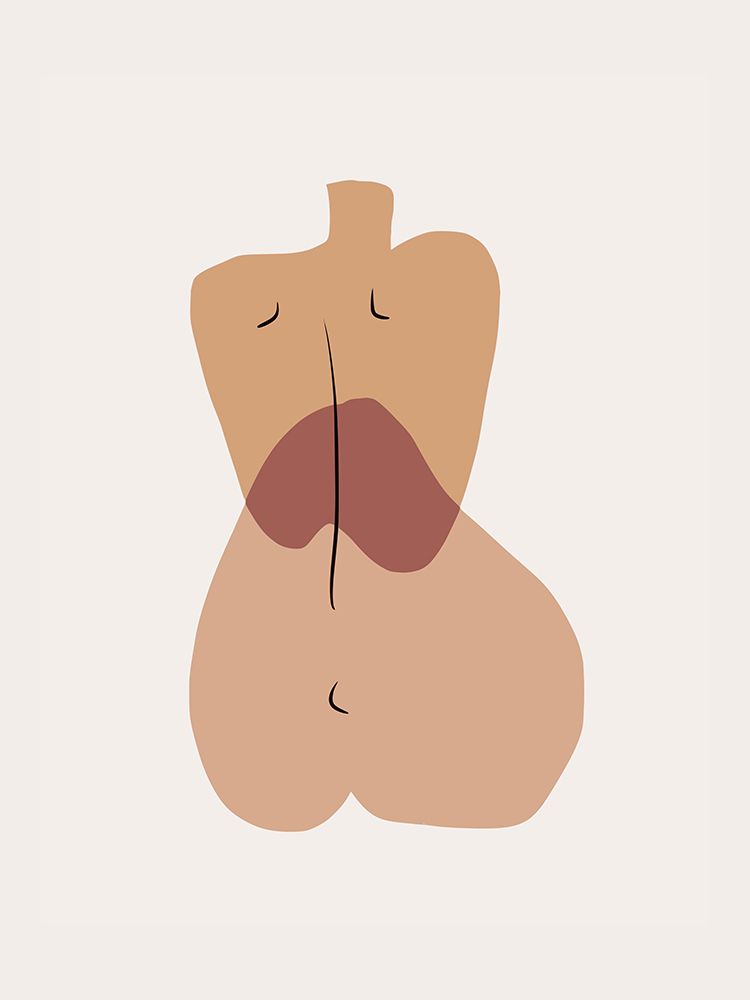 Abstract Torso art print by Little Dean for $57.95 CAD