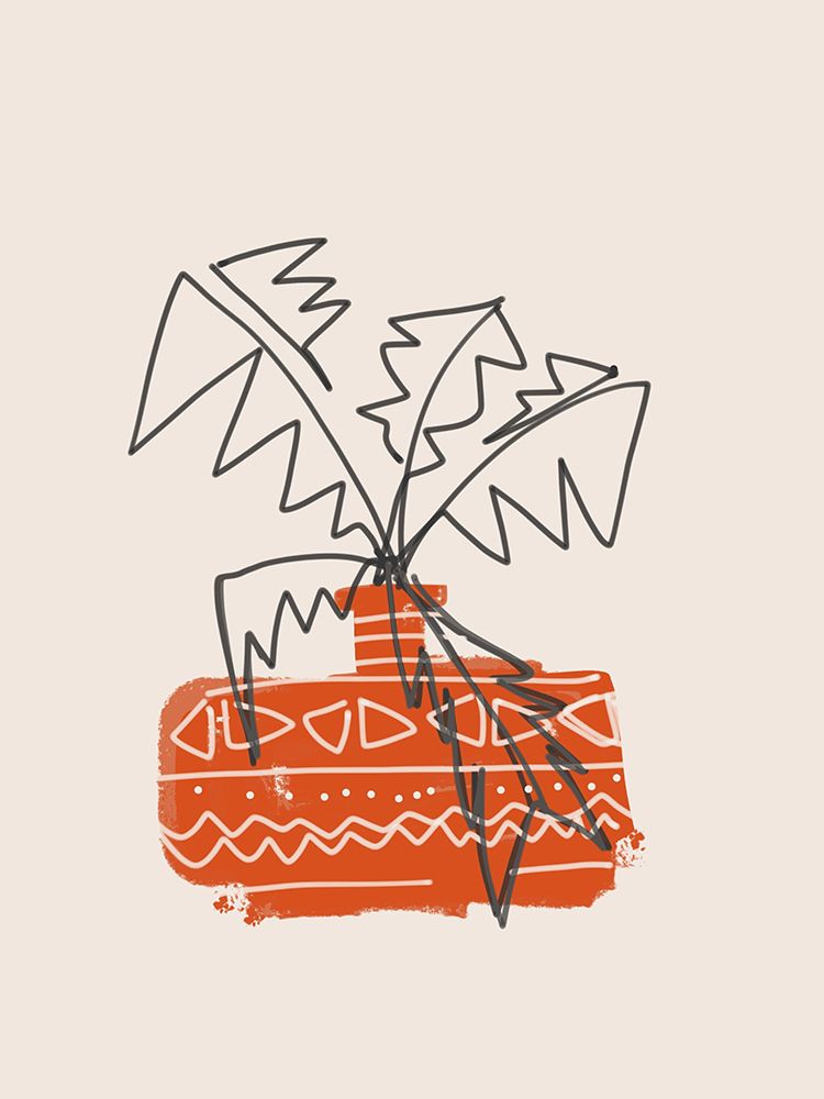 Hand Drawn Plant Sketch art print by Little Dean for $57.95 CAD