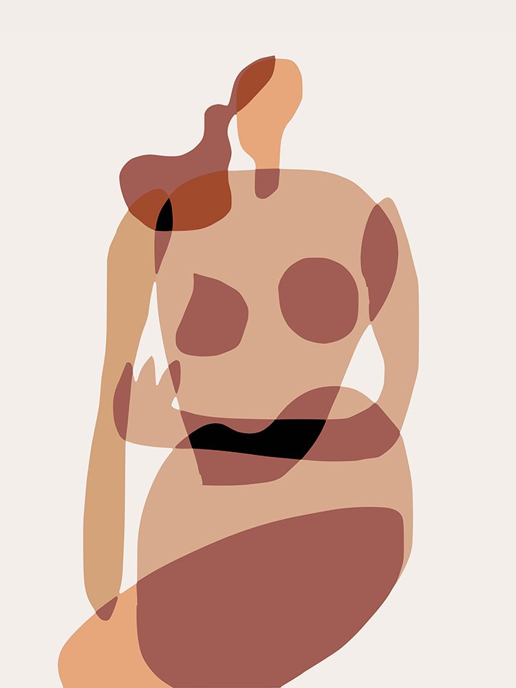 Madame In Earth Tone art print by Little Dean for $57.95 CAD