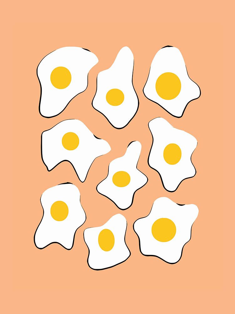 Nine Eggs a Day art print by Little Dean for $57.95 CAD