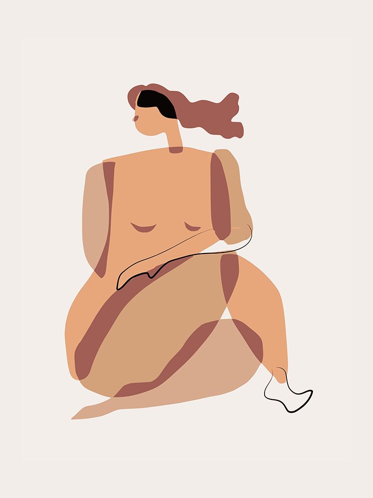 Nude In Breeze art print by Little Dean for $57.95 CAD