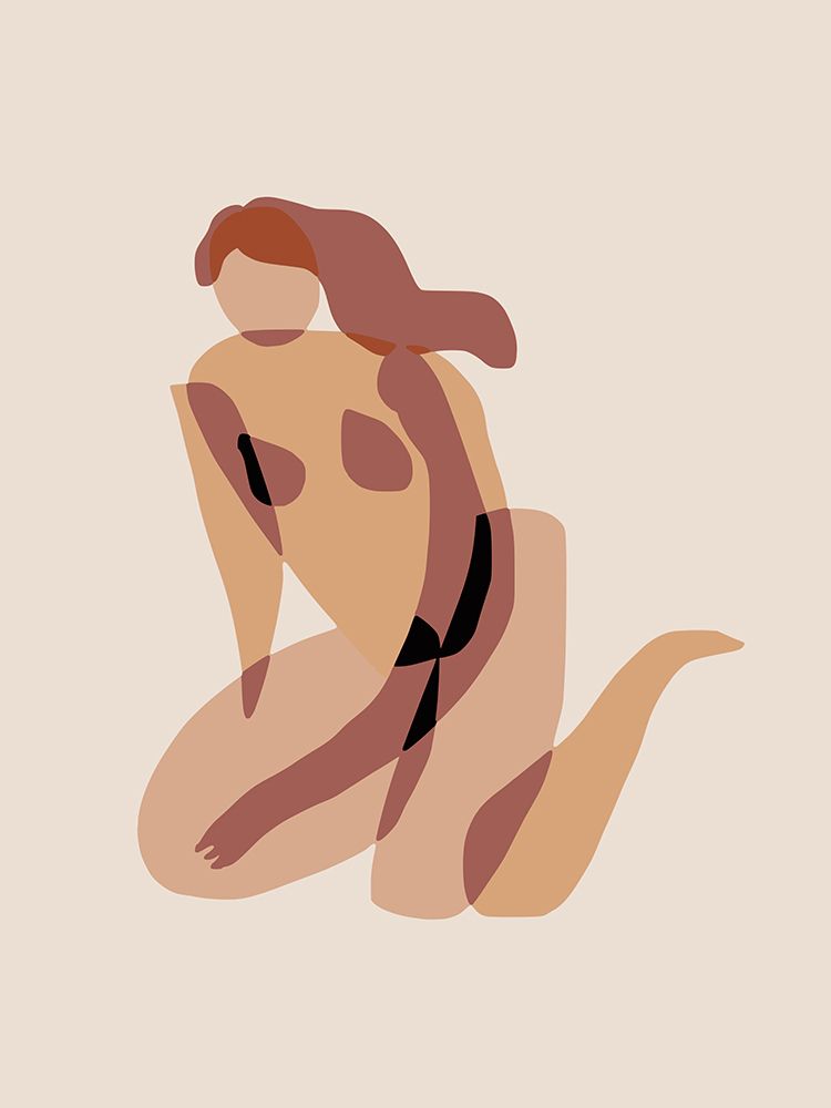 Nude In Rest art print by Little Dean for $57.95 CAD