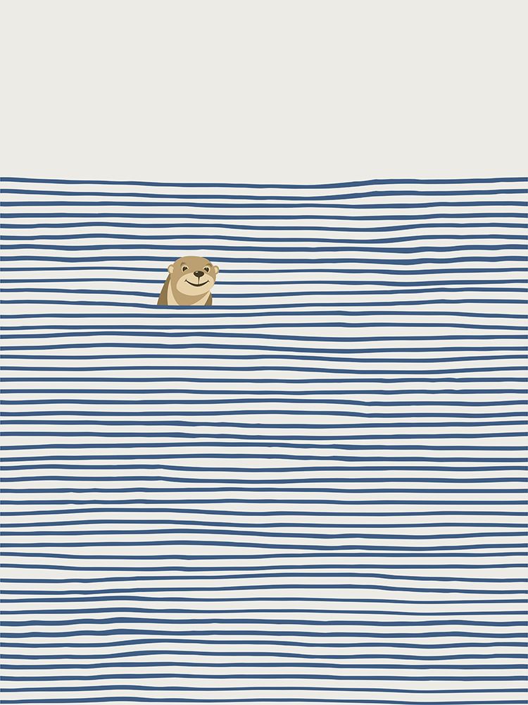 Otter Pop art print by Little Dean for $57.95 CAD