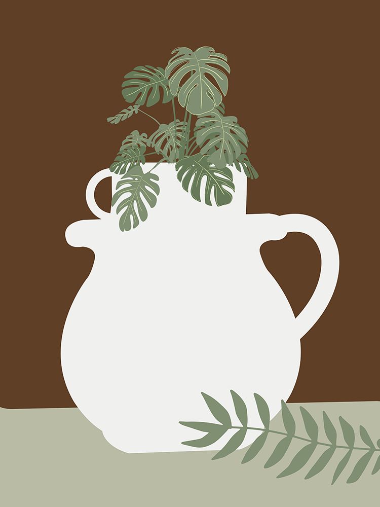 Still Life With White Vase art print by Little Dean for $57.95 CAD