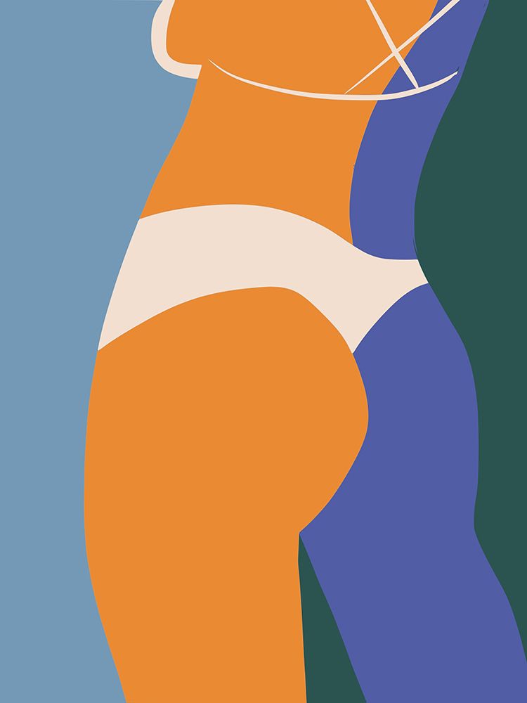 Summer Beach Body art print by Little Dean for $57.95 CAD