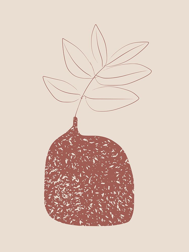 Textured Vase Still Life art print by Little Dean for $57.95 CAD