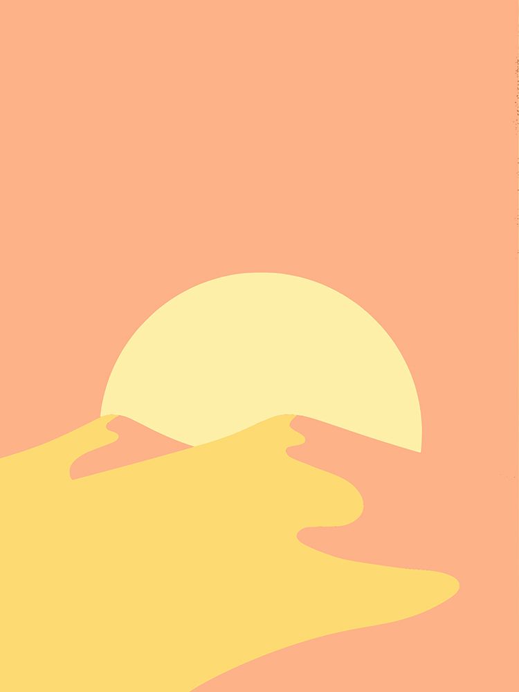 Warm Pink Desert art print by Little Dean for $57.95 CAD