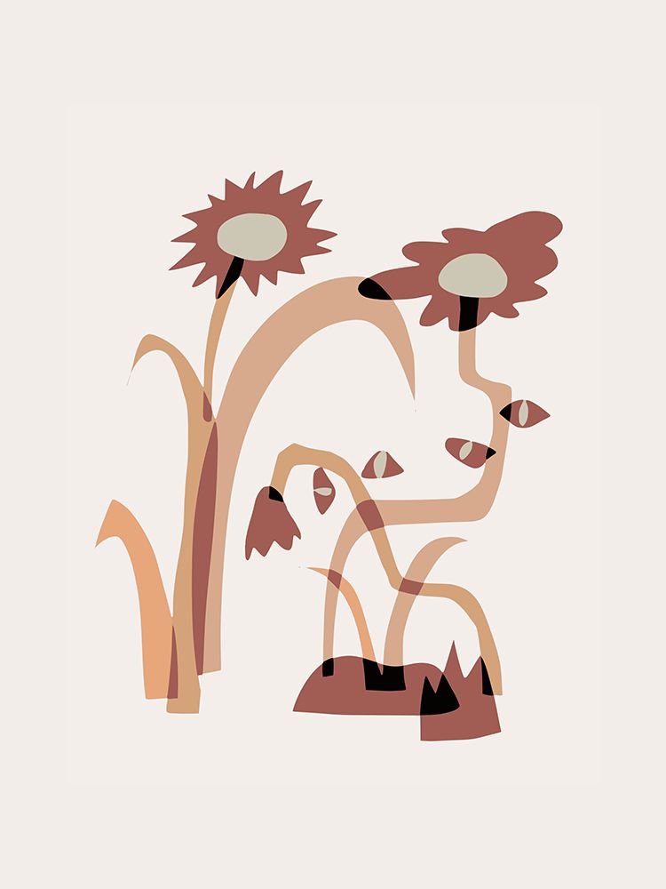 Wild Flower Garden art print by Little Dean for $57.95 CAD
