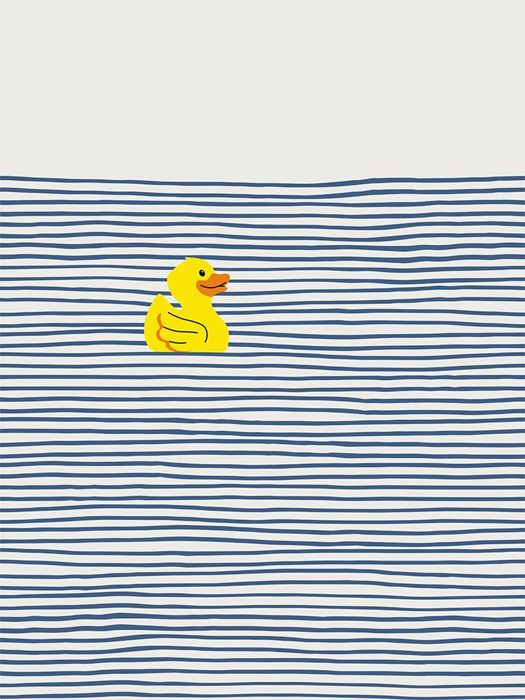 Yellow Rubber Duck art print by Little Dean for $57.95 CAD