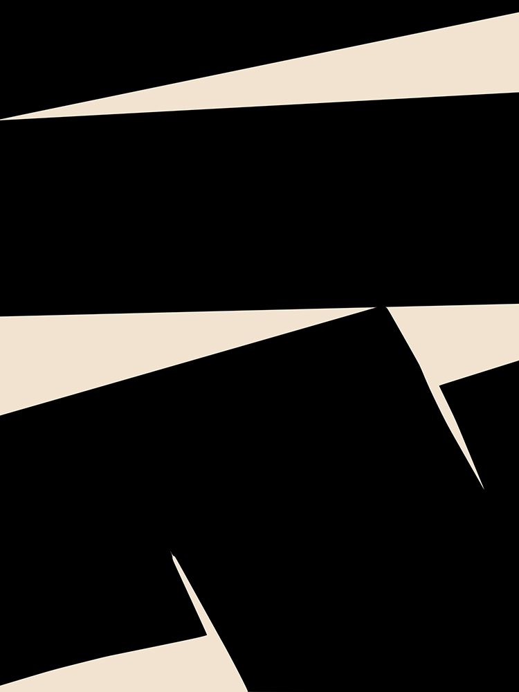 Black Plain Abstract art print by Little Dean for $57.95 CAD