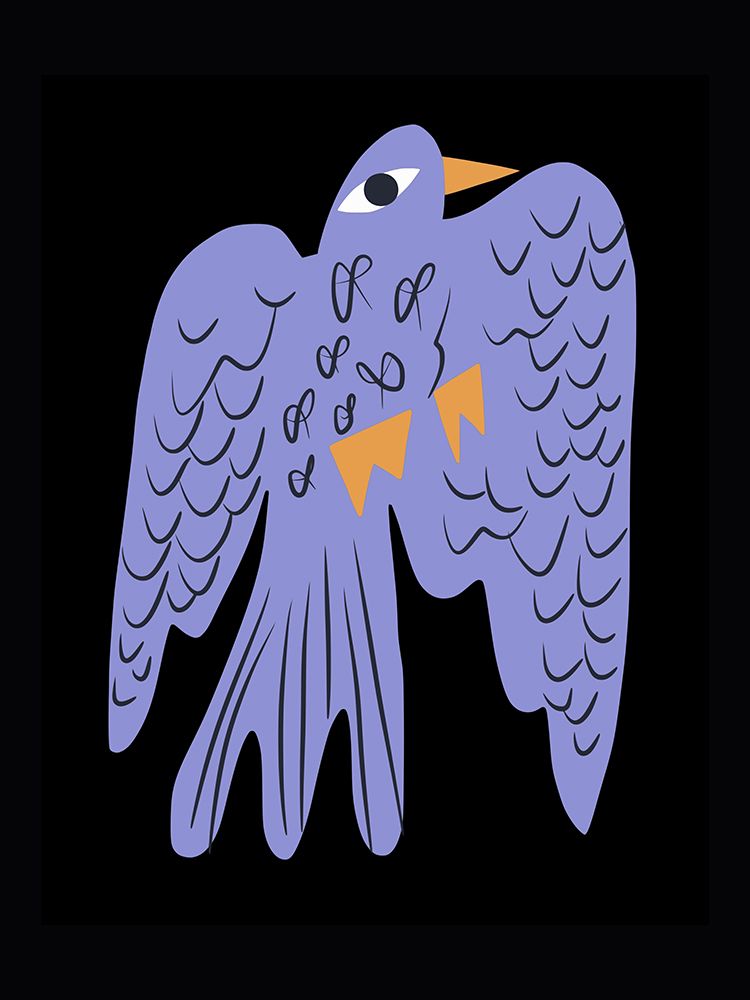 Blue Bird art print by Little Dean for $57.95 CAD