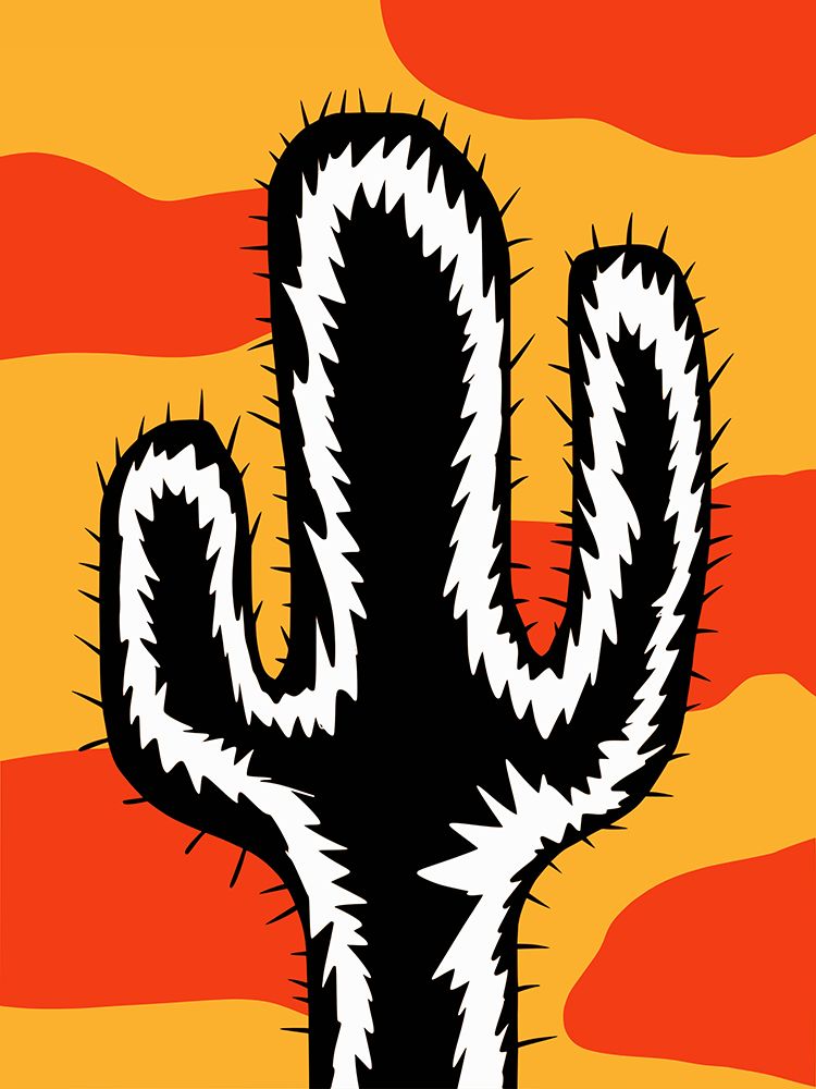 Dynamic Cactus art print by Little Dean for $57.95 CAD