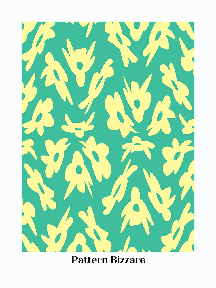 Flowe Pattern Bizarre art print by Little Dean for $57.95 CAD