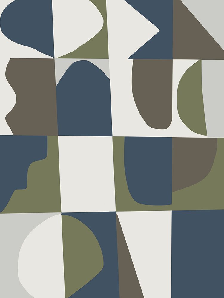 Mid Century Mosaic art print by Little Dean for $57.95 CAD
