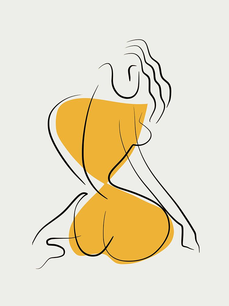 Minimalist Line Art Nude art print by Little Dean for $57.95 CAD
