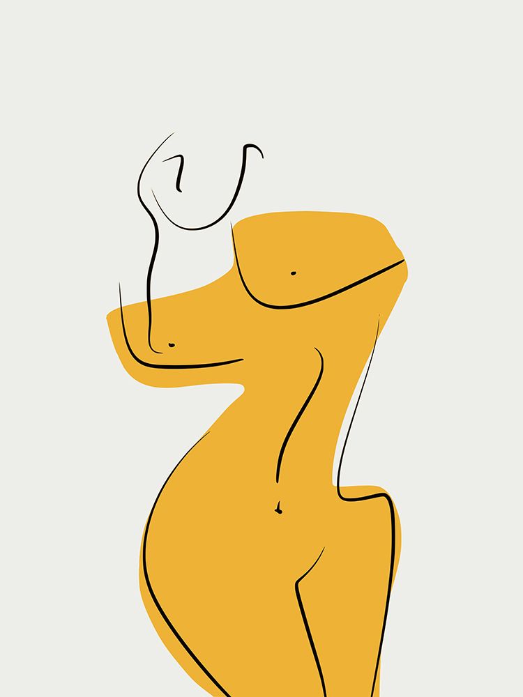 Minimalist Torso art print by Little Dean for $57.95 CAD