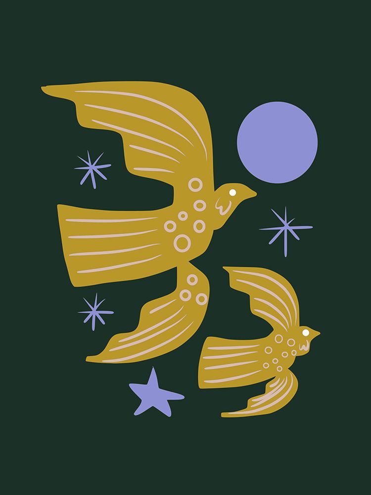 Nocturnal Dove art print by Little Dean for $57.95 CAD