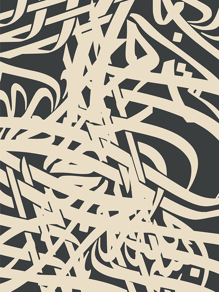 Abstract Calligraphy art print by Little Dean for $57.95 CAD
