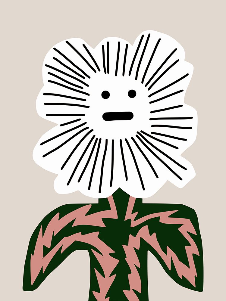 Emoji Bloom art print by Little Dean for $57.95 CAD