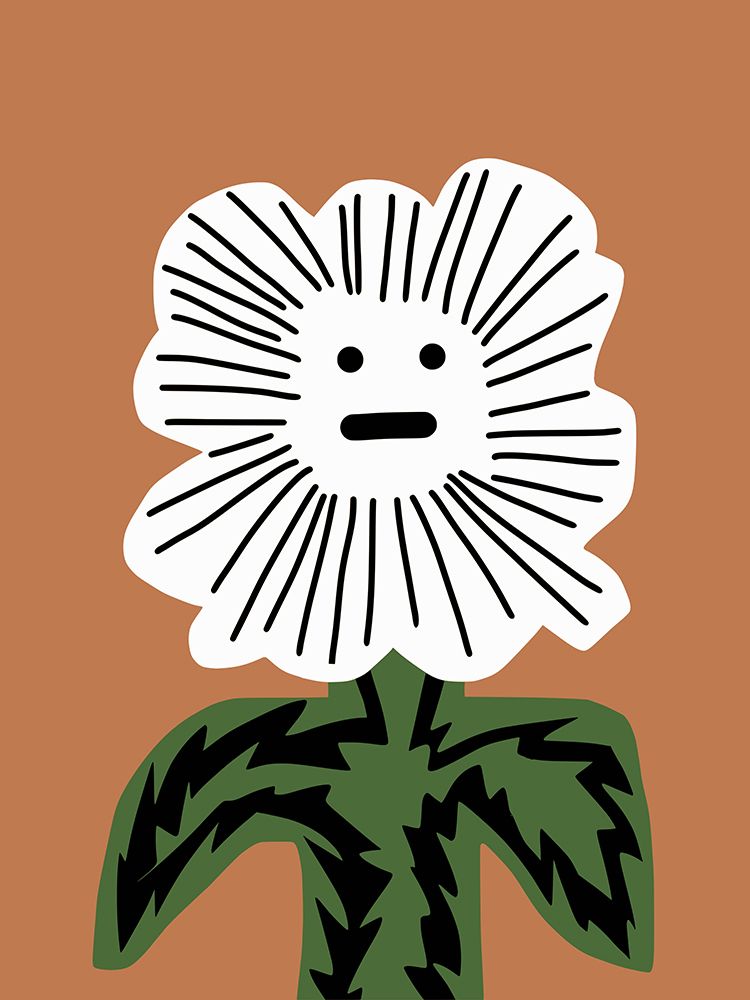 Emoji Plant art print by Little Dean for $57.95 CAD