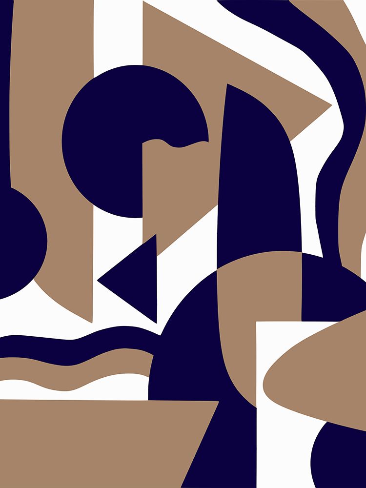 Geometrical Abstract Maximalist art print by Little Dean for $57.95 CAD