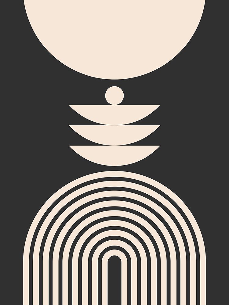 Mid Century In Monochrome art print by Little Dean for $57.95 CAD