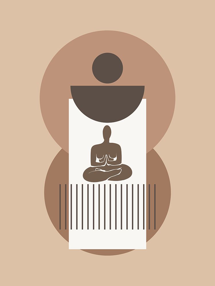 Mid Century Zen art print by Little Dean for $57.95 CAD