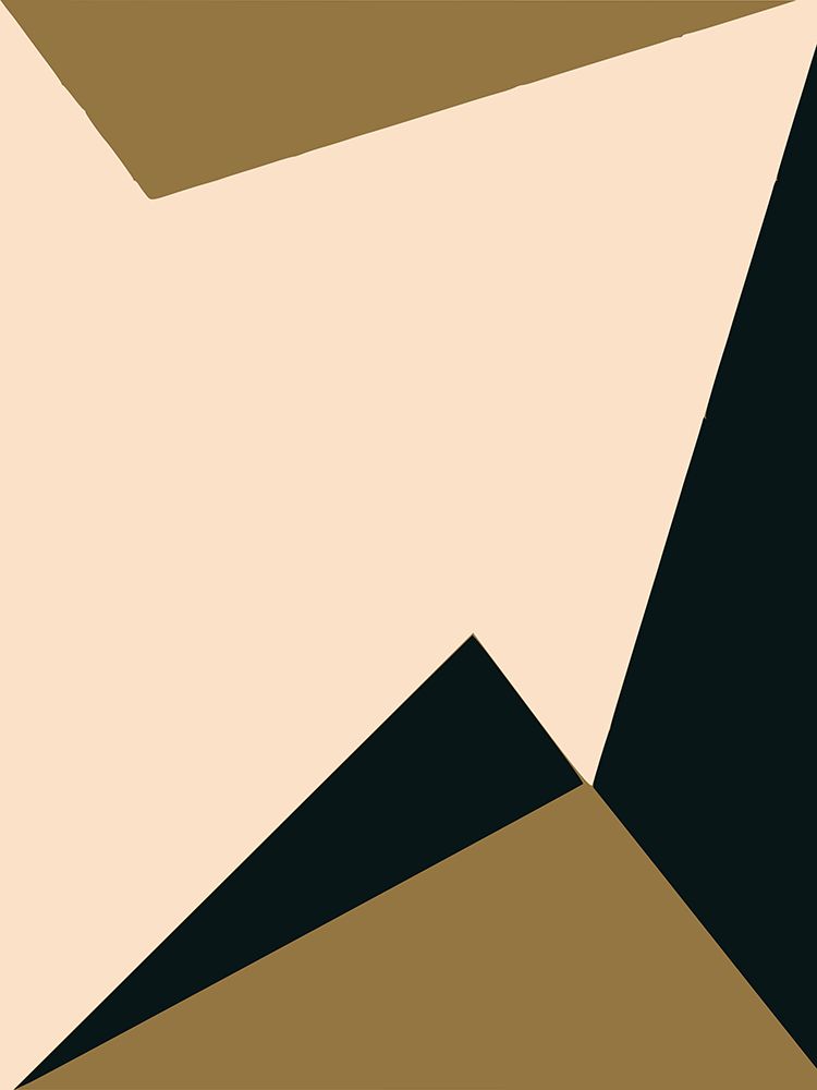 Minimal Abstract Triangle art print by Little Dean for $57.95 CAD
