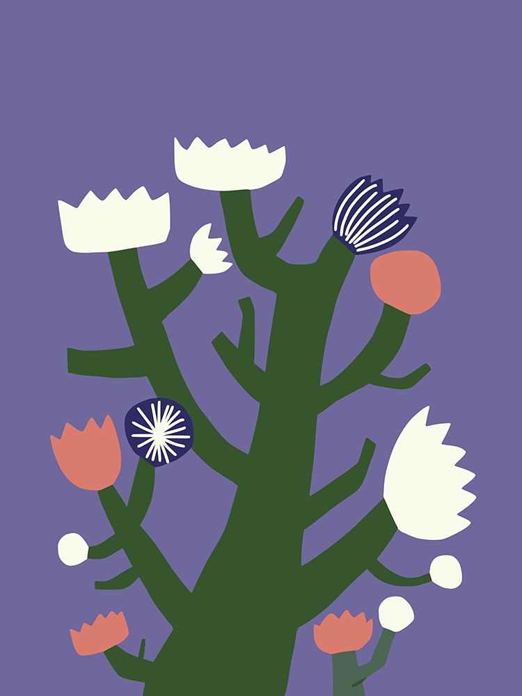 Mixed Blossom art print by Little Dean for $57.95 CAD