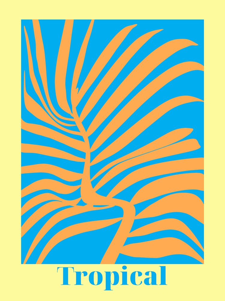 Tropical Fern art print by Little Dean for $57.95 CAD