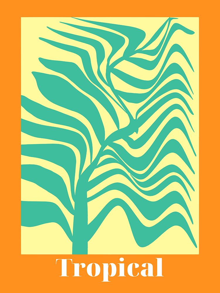 Tropical Palm art print by Little Dean for $57.95 CAD