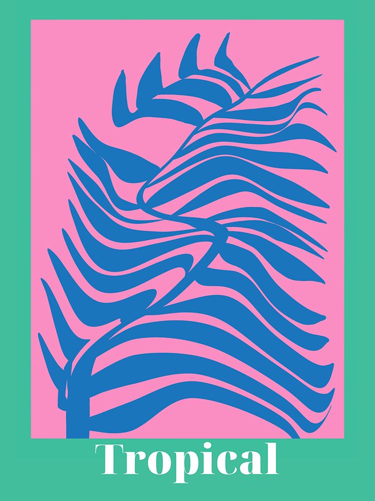 Tropical Plant art print by Little Dean for $57.95 CAD