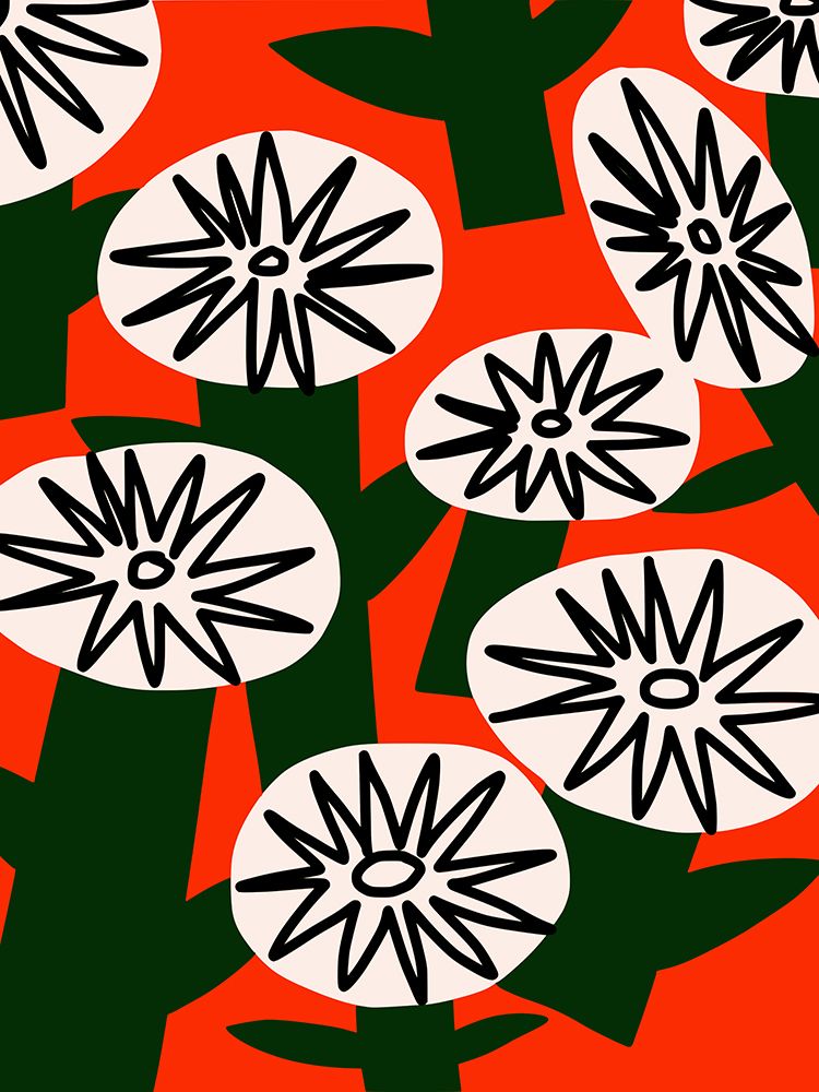 Whimsical Star Bloom art print by Little Dean for $57.95 CAD